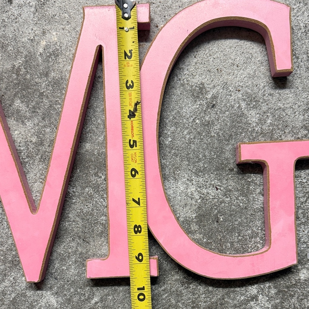 Pink OMG Wall Decor Letters - Brand - Picture 5 of 5